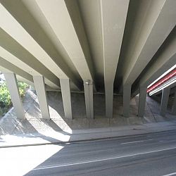 concrep - web Bridge over the highway D1 - Czech Republic